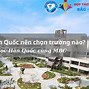 Danh Sách Các Trường Du Học Hàn Quốc